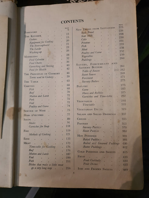 1940's Modern Cookery Illustrated By Lydia Chatterton”